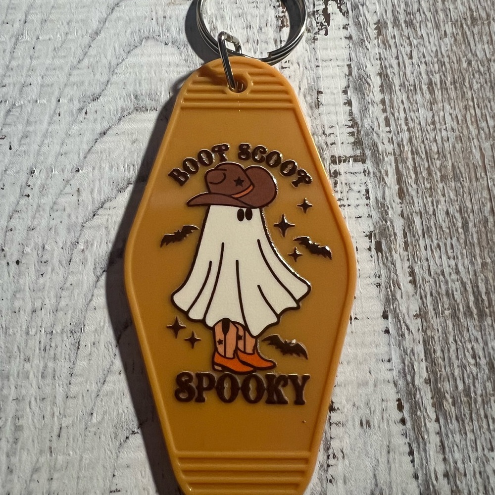 Boot Scoot Spooky Keychain
